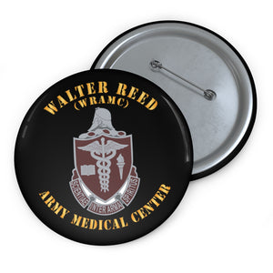 Custom Pin Buttons - DUI - Walter Reed Army Medical Center X 300