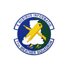 Load image into Gallery viewer, Kiss-Cut Vinyl Decals - USAF - 7th Combat Weather Squadron wo Txt
