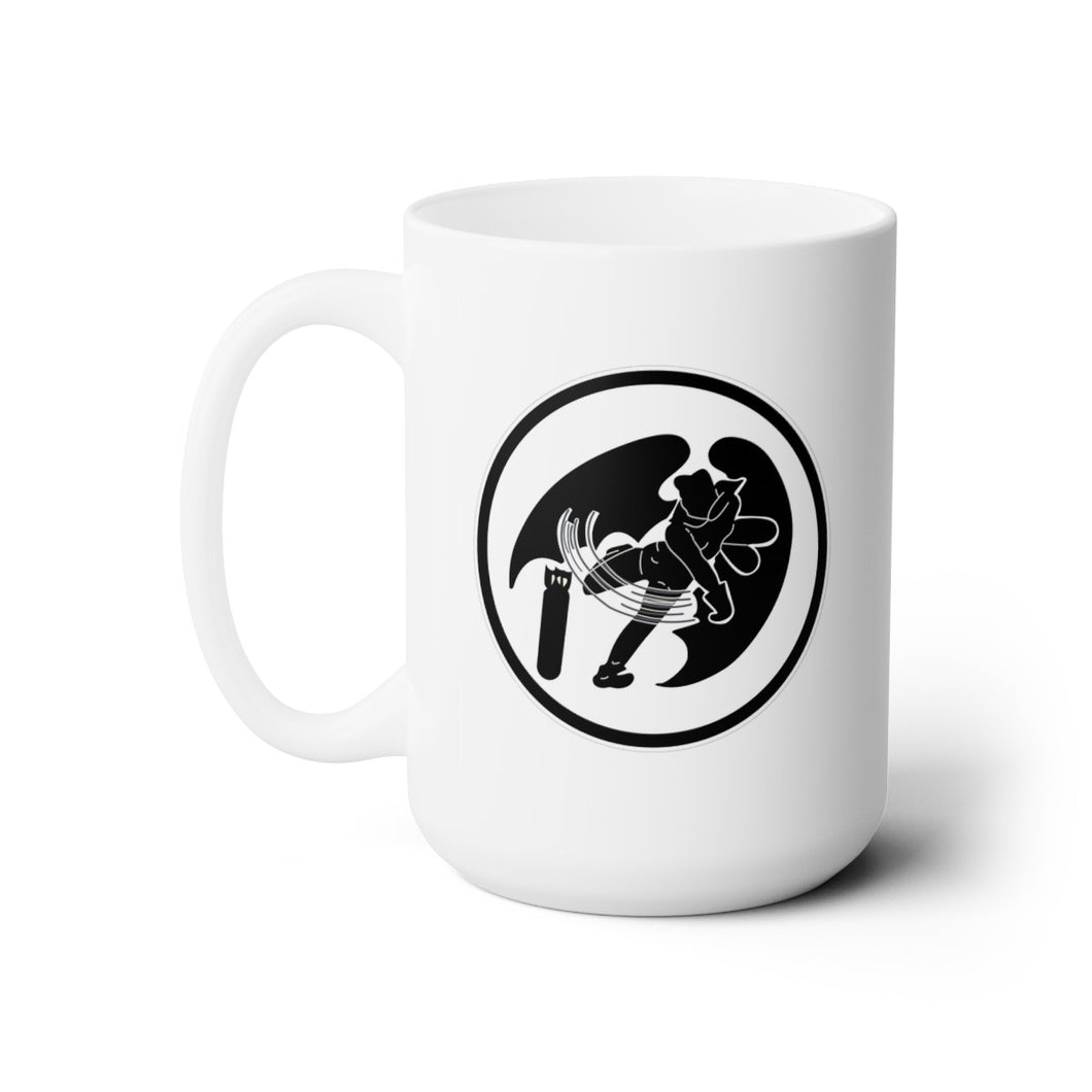 White Ceramic Mug 15oz - AAC - 318th Bomb Squadron wo Txt