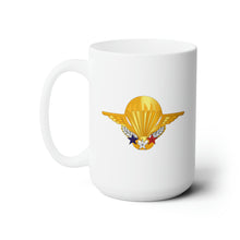 Load image into Gallery viewer, White Ceramic Mug 15oz - France - Airborne - Chuteur Opérationnel Instructor wo Txt
