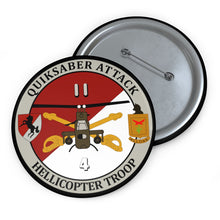 Load image into Gallery viewer, Custom Pin Buttons - Quicksaber Attack - Helicopter Troop
