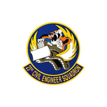 Load image into Gallery viewer, Kiss-Cut Vinyl Decals - USAF - 23d Civil Engineer Squadron wo Txt
