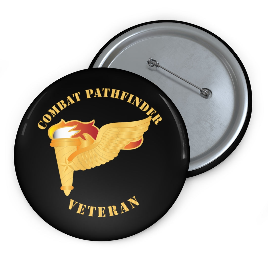 Custom Pin Buttons - Combat Pathfinder Veteran X 300