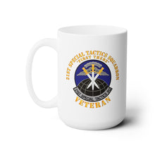 Load image into Gallery viewer, White Ceramic Mug 15oz - 21st Special Tactics Squadron - First There -Veteran X 300
