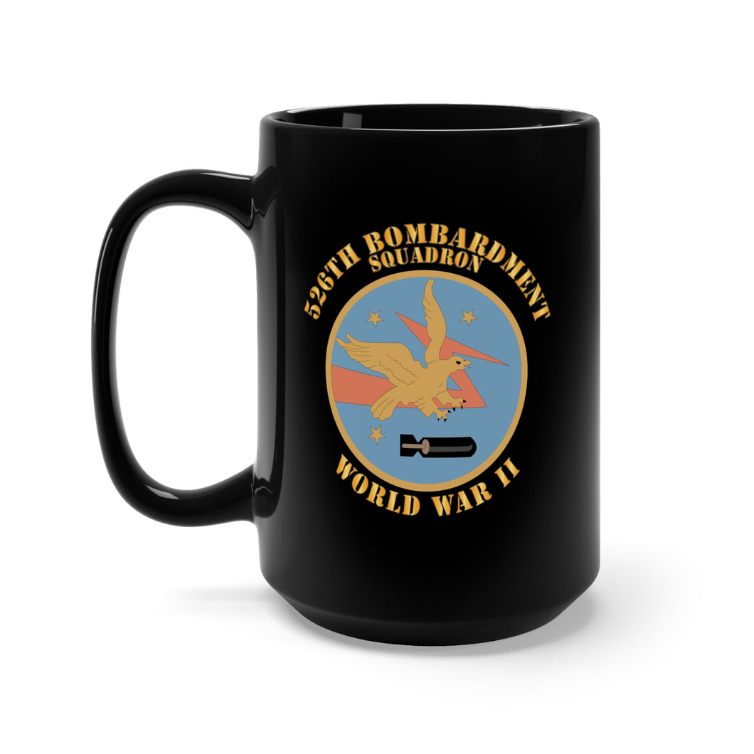 Black Mug 15oz - AAC - 526th Bombardment Squadron - WWII X 300