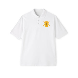 Men's Piqué Polo - PSYOPS w 8th Battalion Numeral - Line