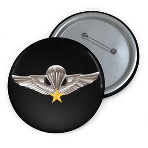 Custom Pin Buttons - Vietnam Airborne Qualification Badge X 300