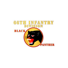 Load image into Gallery viewer, Kiss-Cut Vinyl Decals -  Army - 66th Infantry Div - Black Panther X 300 - Hat
