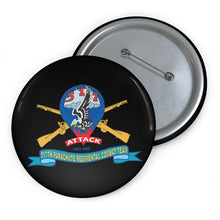 Load image into Gallery viewer, Custom Pin Buttons - 517th Parachute Regimental Combat Team - PP w Br - Ribbon X 300
