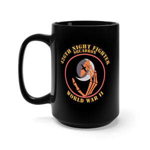 Black Mug 15oz - AAC - 426th Night Fighter Squadron - WWII X 300