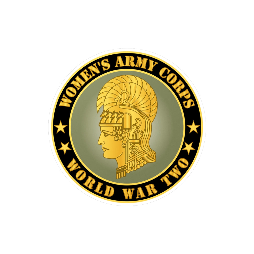 Kiss-Cut Vinyl Decals - Army - Women's Army Corps - WWII