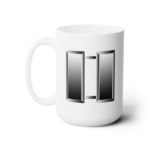 White Mug 15oz - Army - Captain X 300