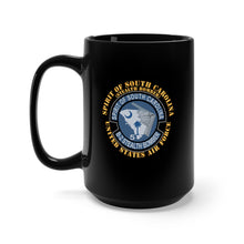 Load image into Gallery viewer, Black Mug 15oz - USAF - B2 - Spirit of South Carolina Stealth Bomber X 300
