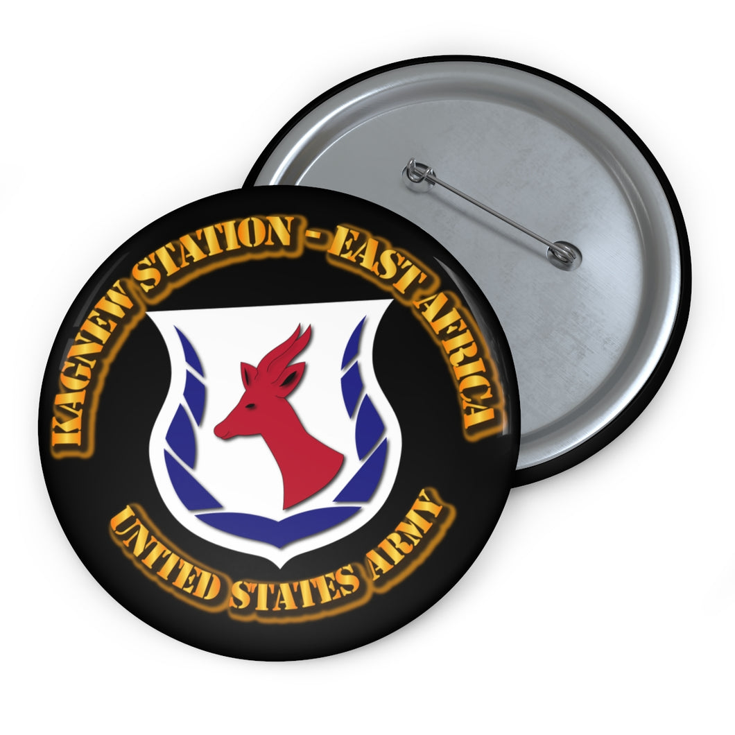 Custom Pin Buttons - Kagnew Station - East Africa