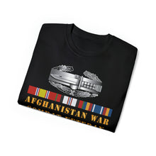 Load image into Gallery viewer, Unisex Ultra Cotton Tee - Army - Afghanistan War - Combat Veteran - Combat Action Badge w CAB AFGHAN SVC X 300
