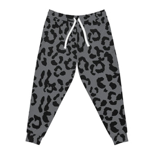 Athletic Joggers (AOP) - Leopard Camouflage - Battleship Color