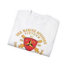 Load image into Gallery viewer, Unisex Ultra Cotton Tee - USMC - 3rd Marine Division - Special - 2 X 300
