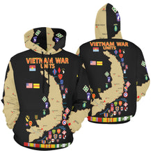 Load image into Gallery viewer, Men&#39;s All Over Print Hoodie (USA Size) (Model H13) - Map - Vietnam Units - 3
