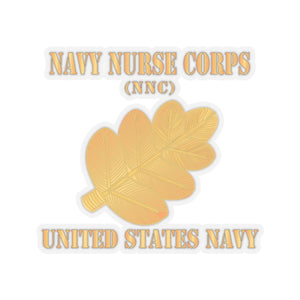 Kiss-Cut Stickers - Navy - Navy Nurse Corps Pin Branch w Txt X 300