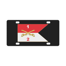 Load image into Gallery viewer, 2nd Squadron, 1st Cavalry Regiment - Guidon X 300 Classic License Plate
