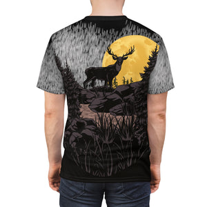 AOP - Deer Moon Shirt  with Rain