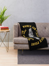 Load image into Gallery viewer, AAC - WASP Wing (Women Air Force Service Pilot) Throw Blanket
