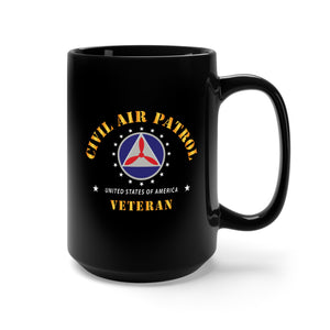 Black Mug 15oz - CAP - Civil Air Patrol - Veteran X 300