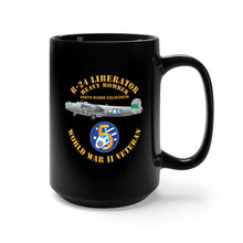 Load image into Gallery viewer, Black Mug (11oz, 15oz) -AAC - 22BG - 408th BS - B-24 - 5th AF
