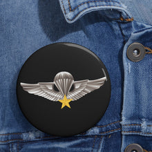 Load image into Gallery viewer, Custom Pin Buttons - Vietnam Airborne Qualification Badge X 300
