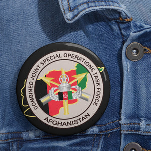 Custom Pin Buttons - Combined Joint Special Operations Task Force - Afghanistan wo Txt