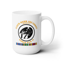 Load image into Gallery viewer, White Ceramic Mug 15oz - AAC - 318th Bomb Squadron - WWII w EUR SVC
