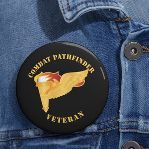 Custom Pin Buttons - Combat Pathfinder Veteran X 300