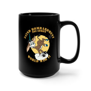 Black Mug 15oz - AAC - 342nd Bombardment Squadron - WWII X 300