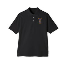 Load image into Gallery viewer, Men&#39;s Piqué Polo - Purple Heart - WIA w IRAQ SVC w Purple Heart Ribbon
