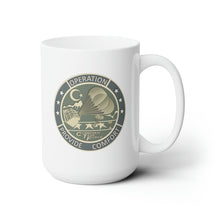 Load image into Gallery viewer, White Ceramic Mug 15oz - Army - Operation Provide Comfort
