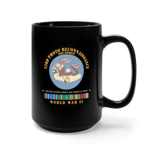 Load image into Gallery viewer, Black Mug 15oz - AAC - 33rd Photo Reconnaissance Squadron - WWII w EU SVC X 300
