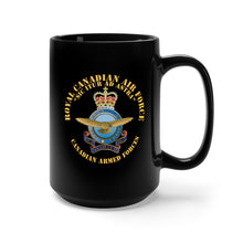 Load image into Gallery viewer, Black Mug (11oz, 15oz) - Canada - Royal Canadian Air Force - Sic itur ad astra
