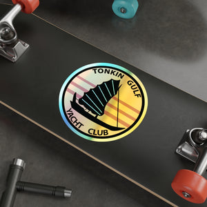 Holographic Die-cut Stickers - Vietnam - Tonkin Gulf - Yacht Club