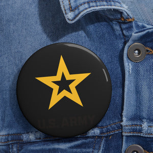 Custom Pin Buttons - Star W Us Army X 300