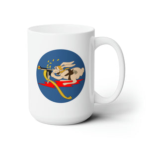 White Ceramic Mug 15oz - AAC - 376th Fighter Squadron wo Txt