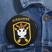 Load image into Gallery viewer, Custom Pin Buttons - SOF - JFK Special Warfare Center - School SSI wo Txt
