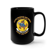 Load image into Gallery viewer, Black Mug 15oz - 125th Fighter Squadron - Tulsa Vipers - 9th Air ForceX 300
