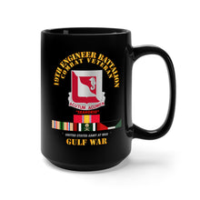 Load image into Gallery viewer, Black Mug 15oz - Army - 19th Engineer Battalion - Gulf War w SVC
