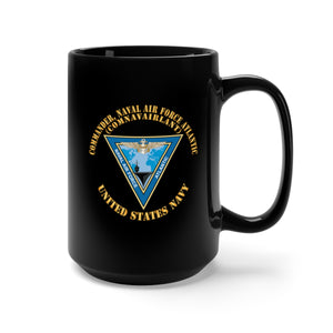 Black Mug 15oz - Navy - Commander, Naval Air Force Atlantic - COMNAVAIRLANT X 300