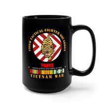 Load image into Gallery viewer, Black Mug 15oz - USAF - 430th Tactical Fighter Squadron - Tigers w VN SVC
