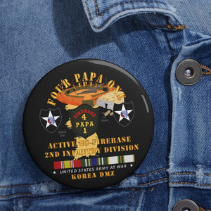 Custom Pin Buttons - 4P1 - Active Firebase - 2nd ID w KOREA SVC