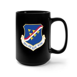 Black Mug 15oz - USAF - 39th Airbase Wing wo Txt