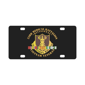 23rd Medical Battalion w SVC Ribbon wo DS X300 Classic License Plate