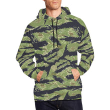 Load image into Gallery viewer, Men&#39;s All Over Print Hoodie (USA Size) (Model H13) - Vietnam Tiger Stripe
