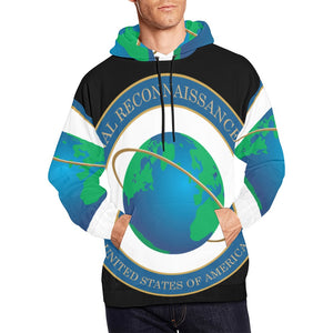 Men's All Over Print Hoodie (USA Size) (Model H13) - National Reconnaissance Office (NRO)